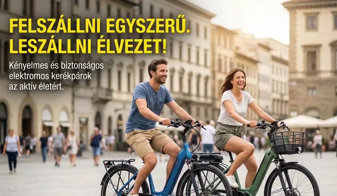 Mélyátlépésű elektromos kerékpárok