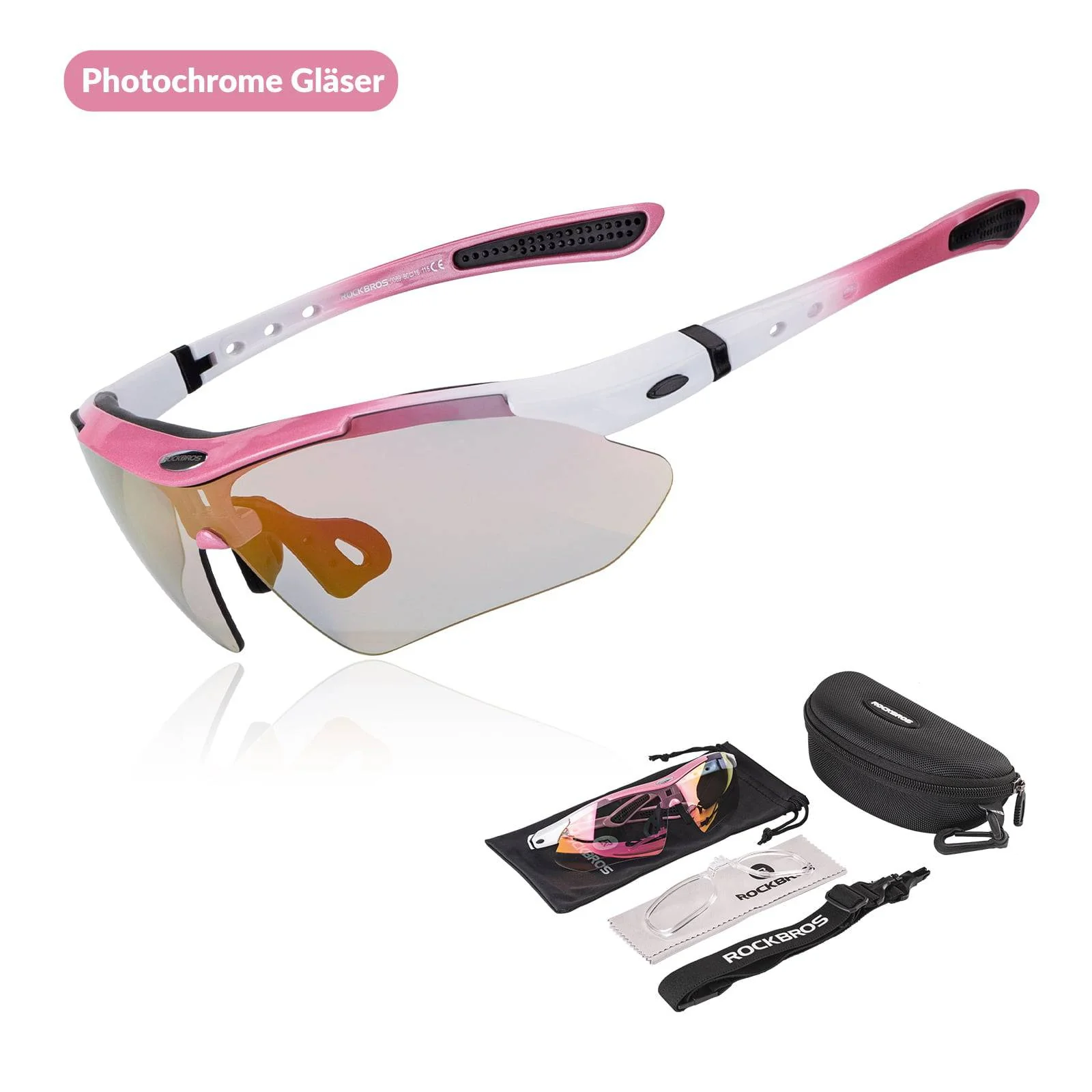 Adaptive Selbsttönende Sportsonnenbrille  UV400  c7b1ae94eda8