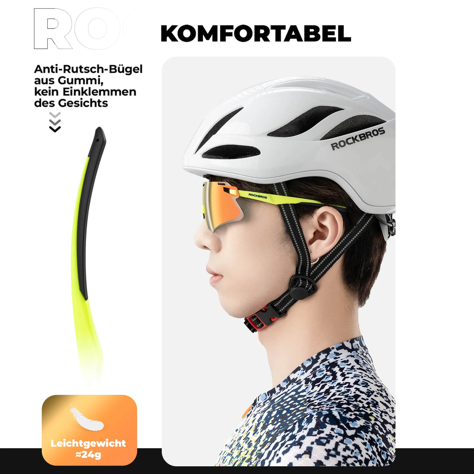 Aerodynamische und Windabweisende Sportbrille 5bb273f05660