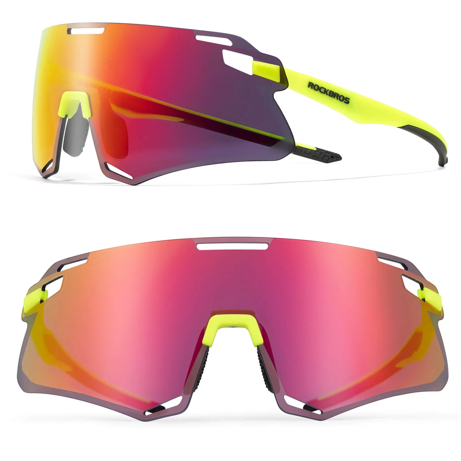 Aerodynamische und Windabweisende Sportbrille 65a6084e4da3
