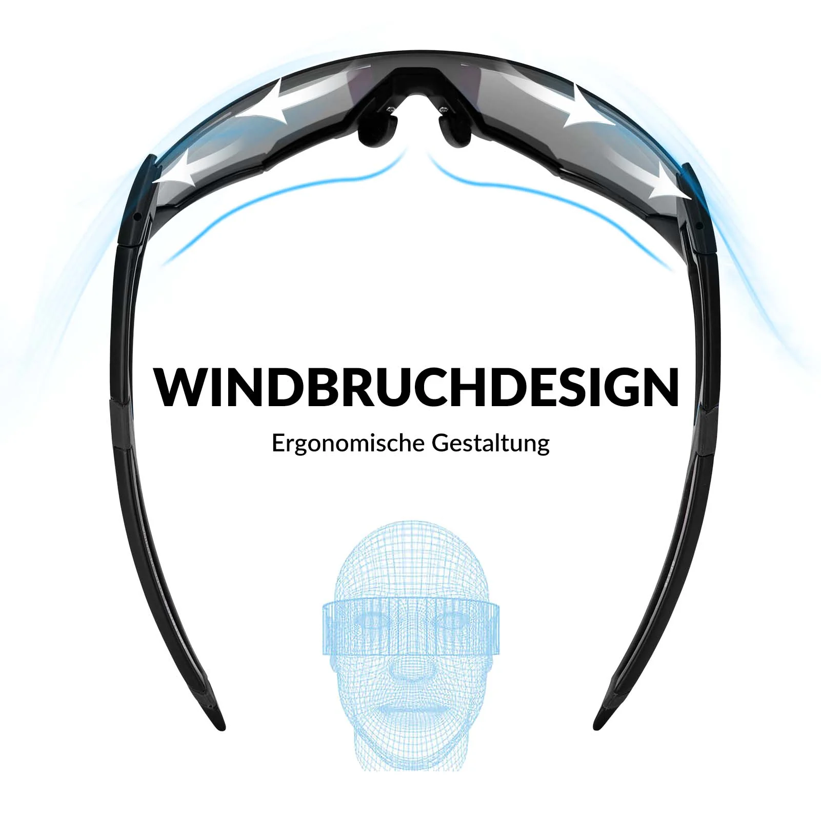 Dynamische Radbrille mit UV400 Sonnenfilter 06d94720efc8
