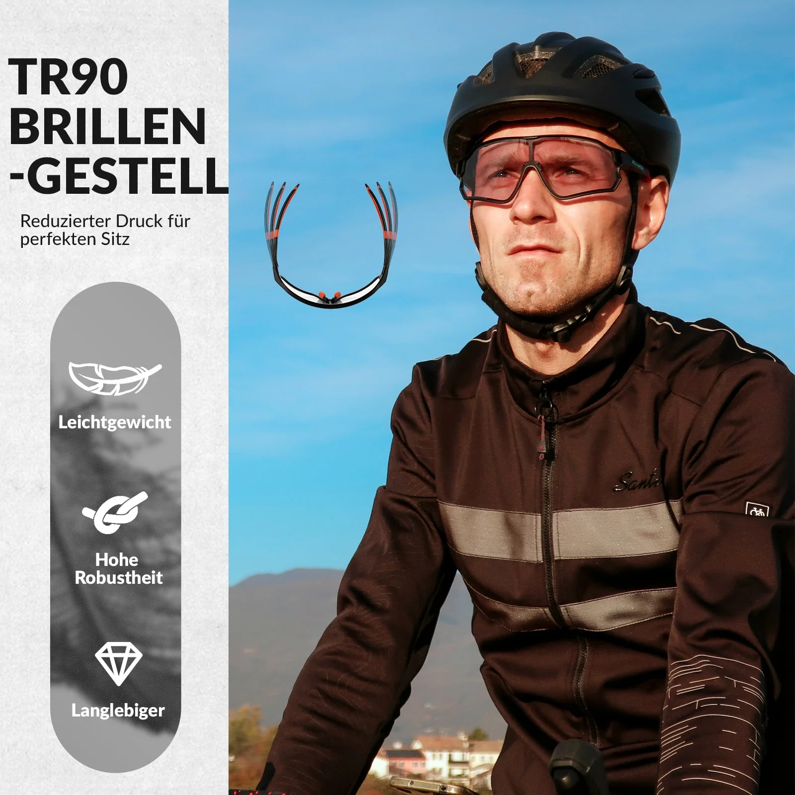 Dynamische Radbrille mit UV400 Sonnenfilter 17a3fae7a3b5