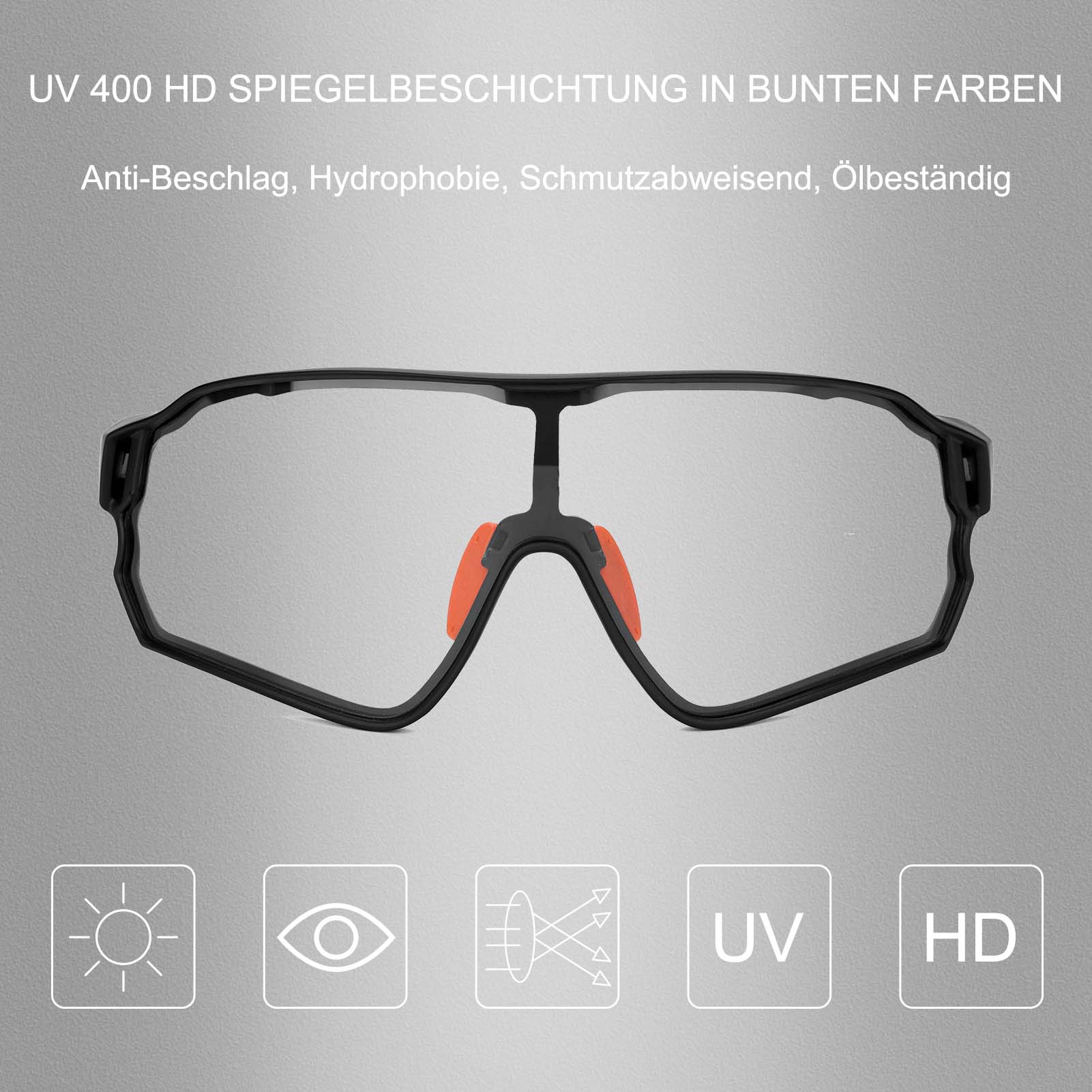 Dynamische Radbrille mit UV400 Sonnenfilter 312db62f4a05