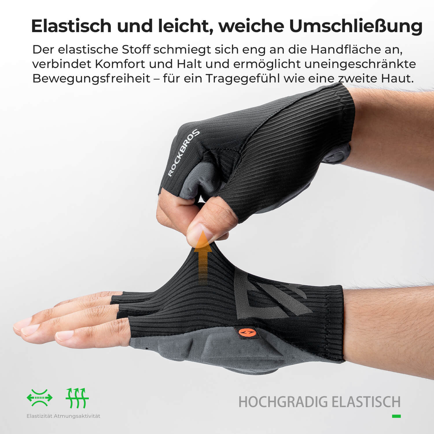 Elastic Interface  Halbfinger Fahrradhandschuhe b4cfd6925e88
