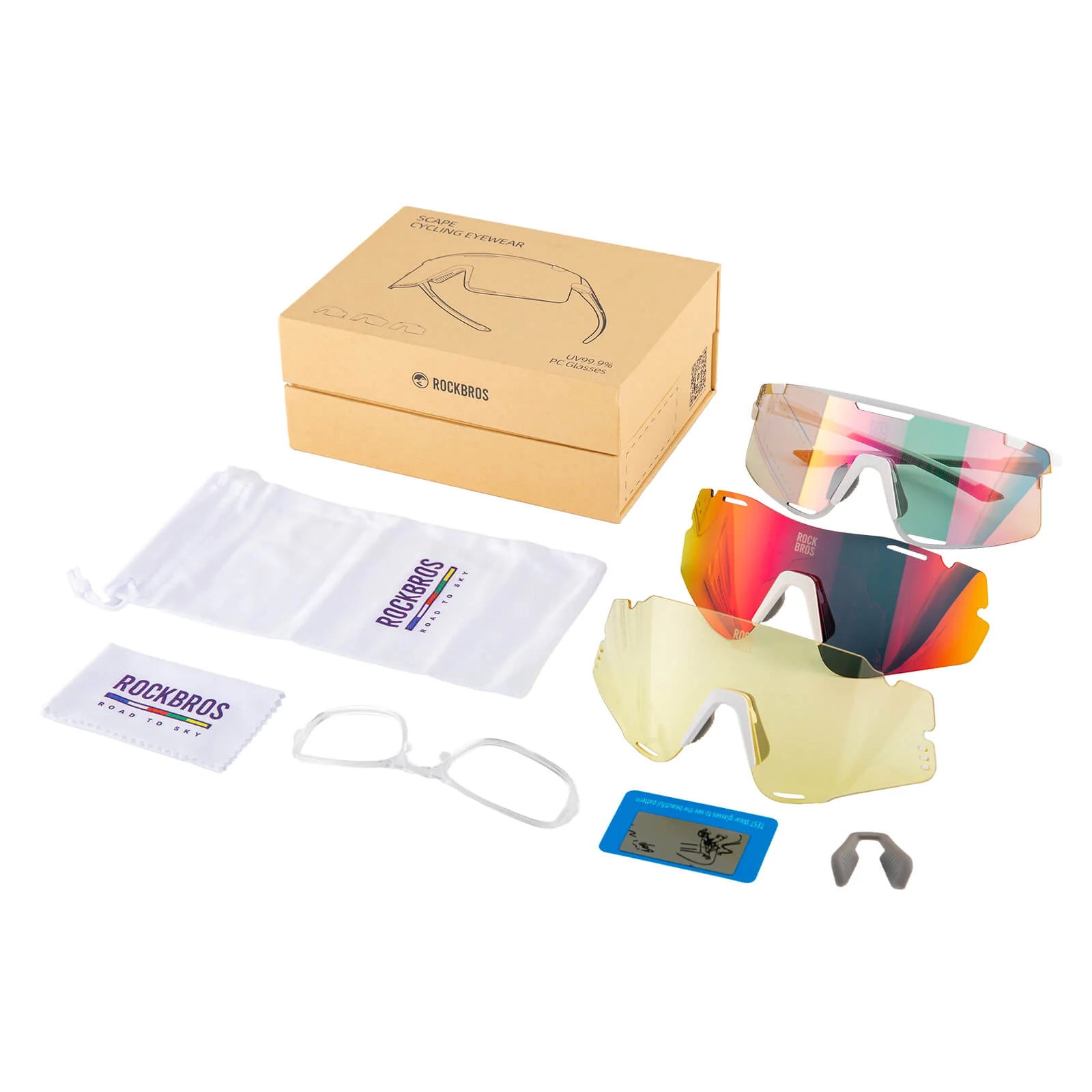 Fahrradbrille Drei Gläser Konfigurationssystem   B 1a056a003533