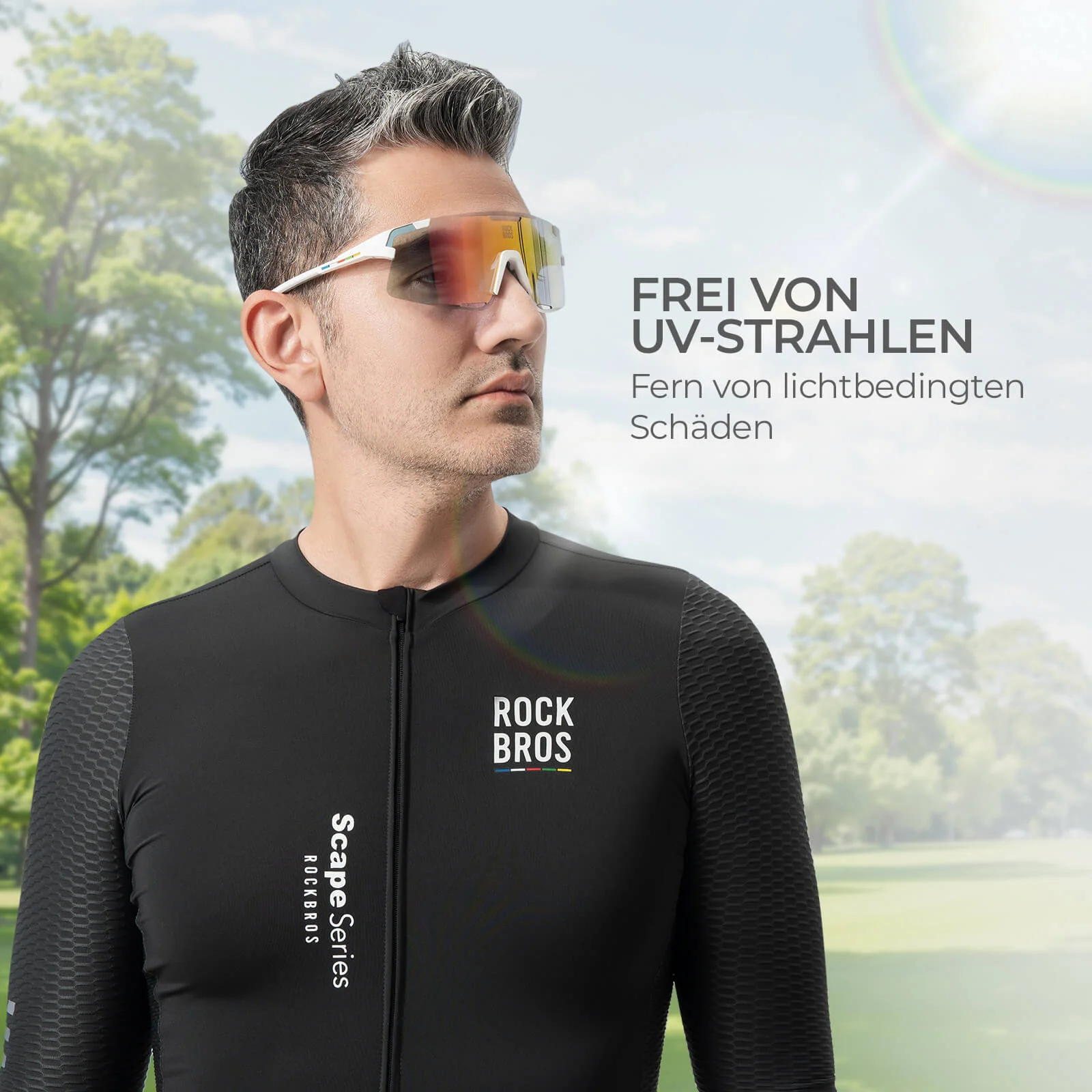 Fahrradbrille Drei Gläser Konfigurationssystem   B 8470d92d6c11