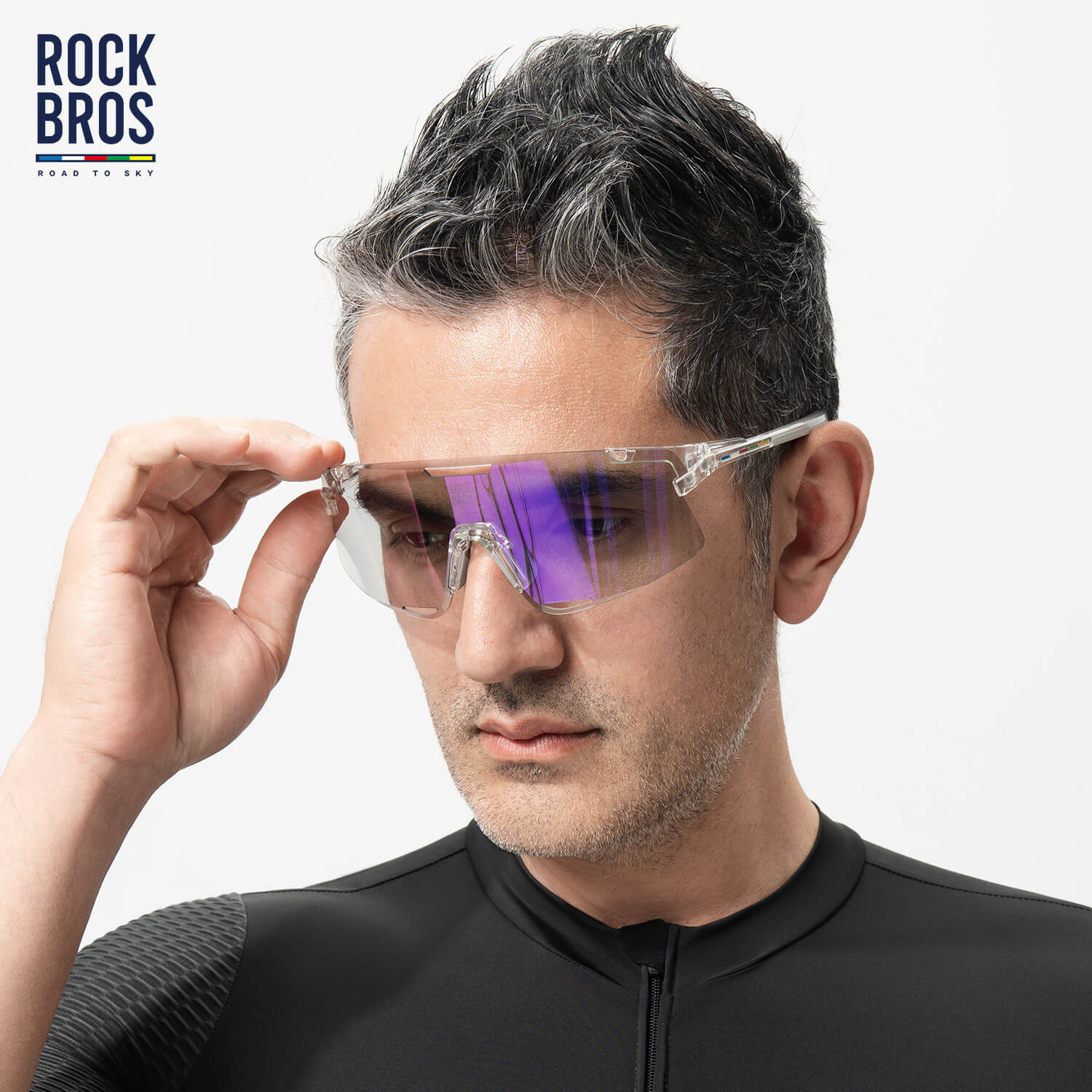 Fahrradbrille Drei Gläser Konfigurationssystem   B 9595156ce81b