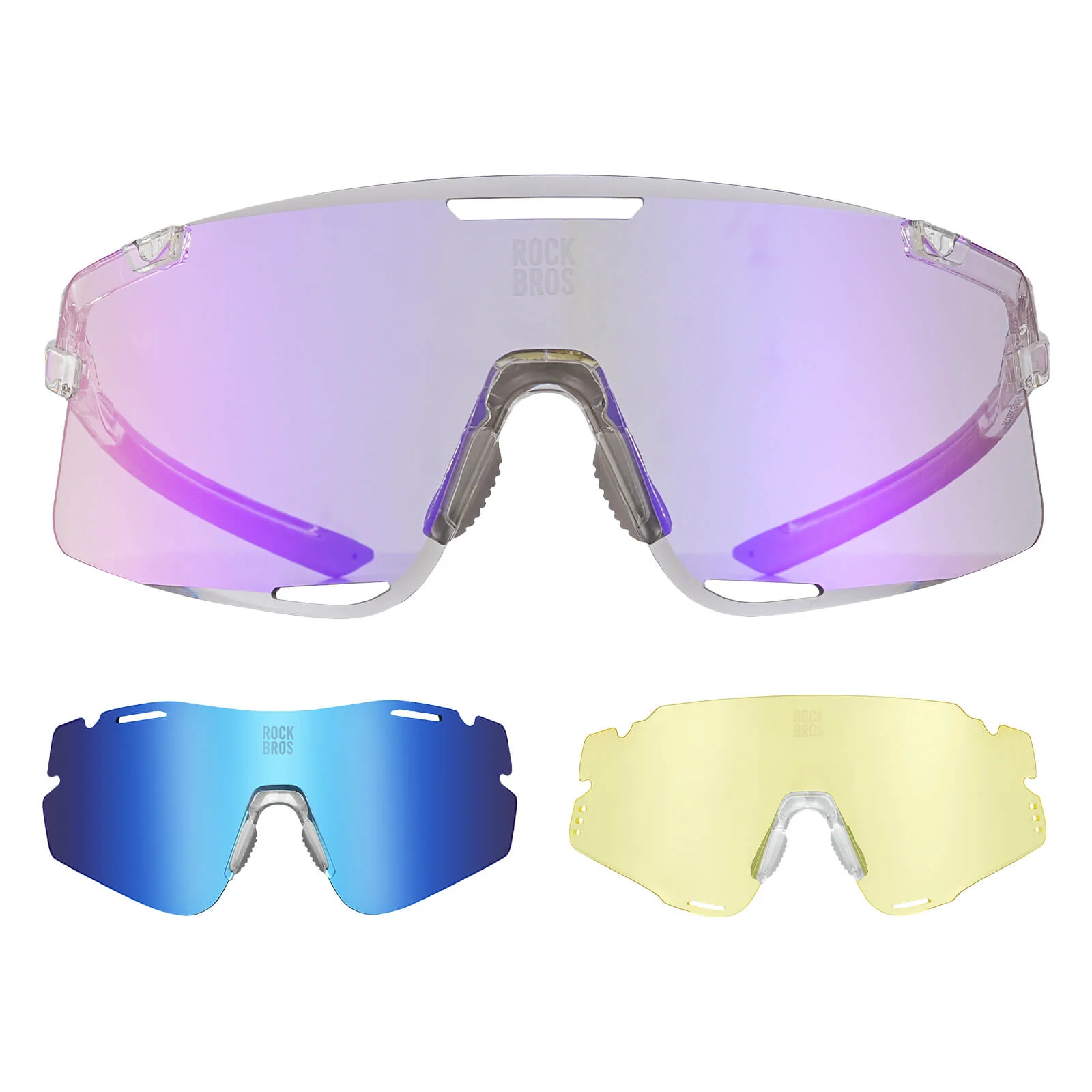 Fahrradbrille Drei Gläser Konfigurationssystem   B ba6e3ecf1015
