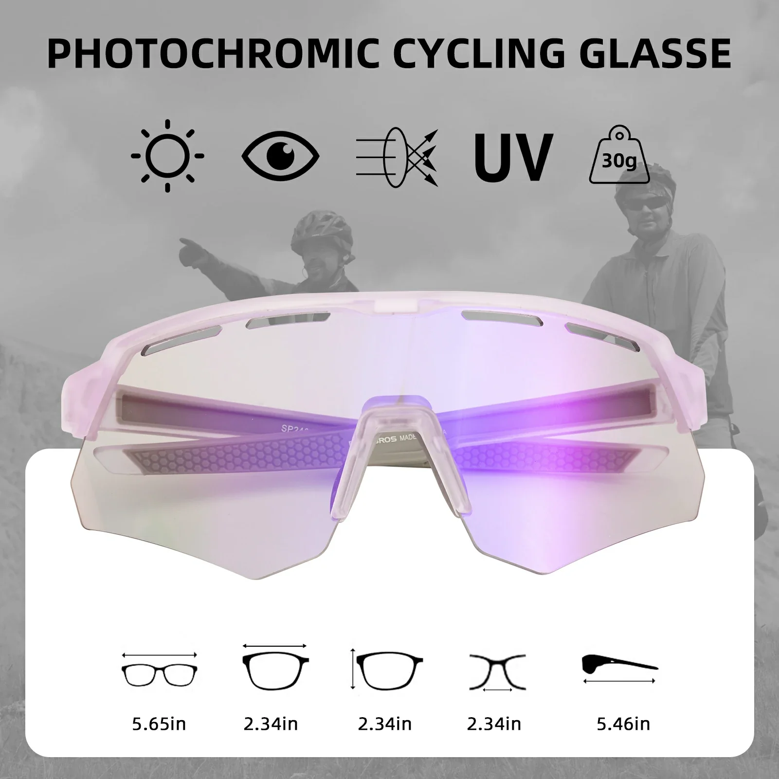 Fahrradbrille Photochromatisch Unisex 2046f487d221