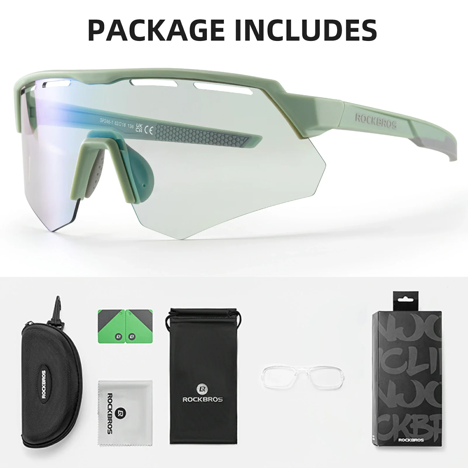 Fahrradbrille Photochromatisch Unisex 47ba76512309