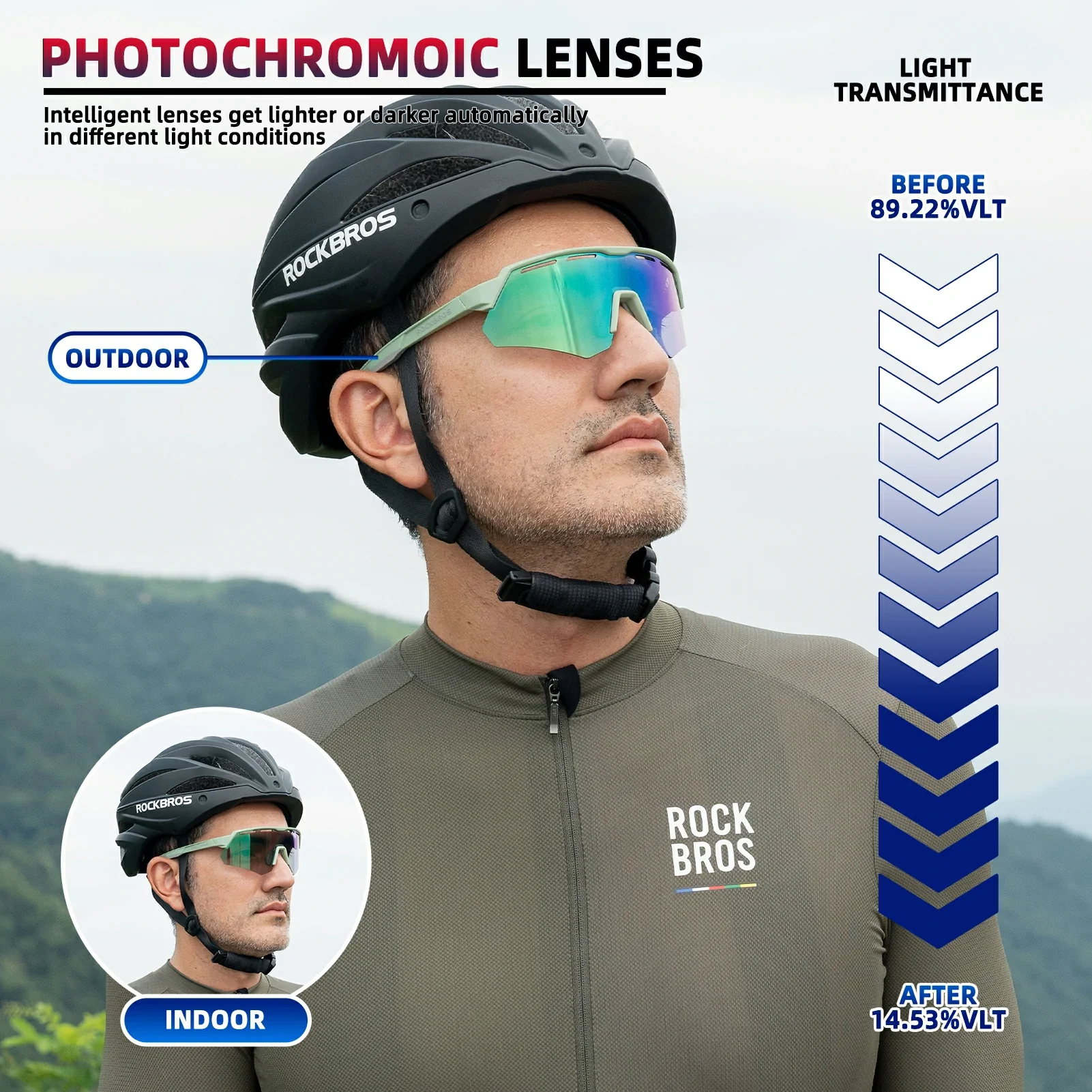 Fahrradbrille Photochromatisch Unisex fc7ab29b0c07