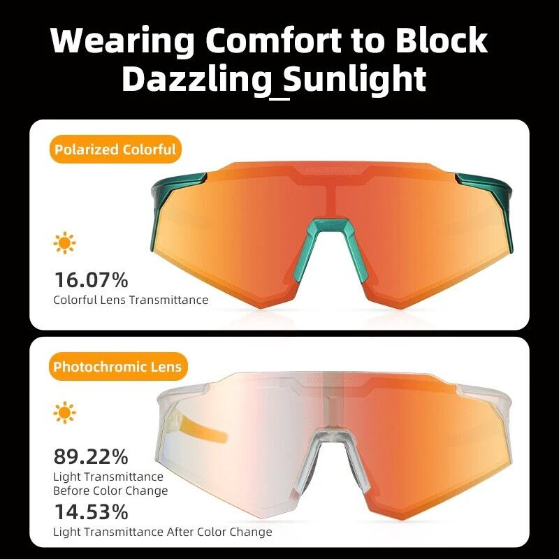 Fahrradbrille Polarisierte Sportbrille UV400 327c1b39372f