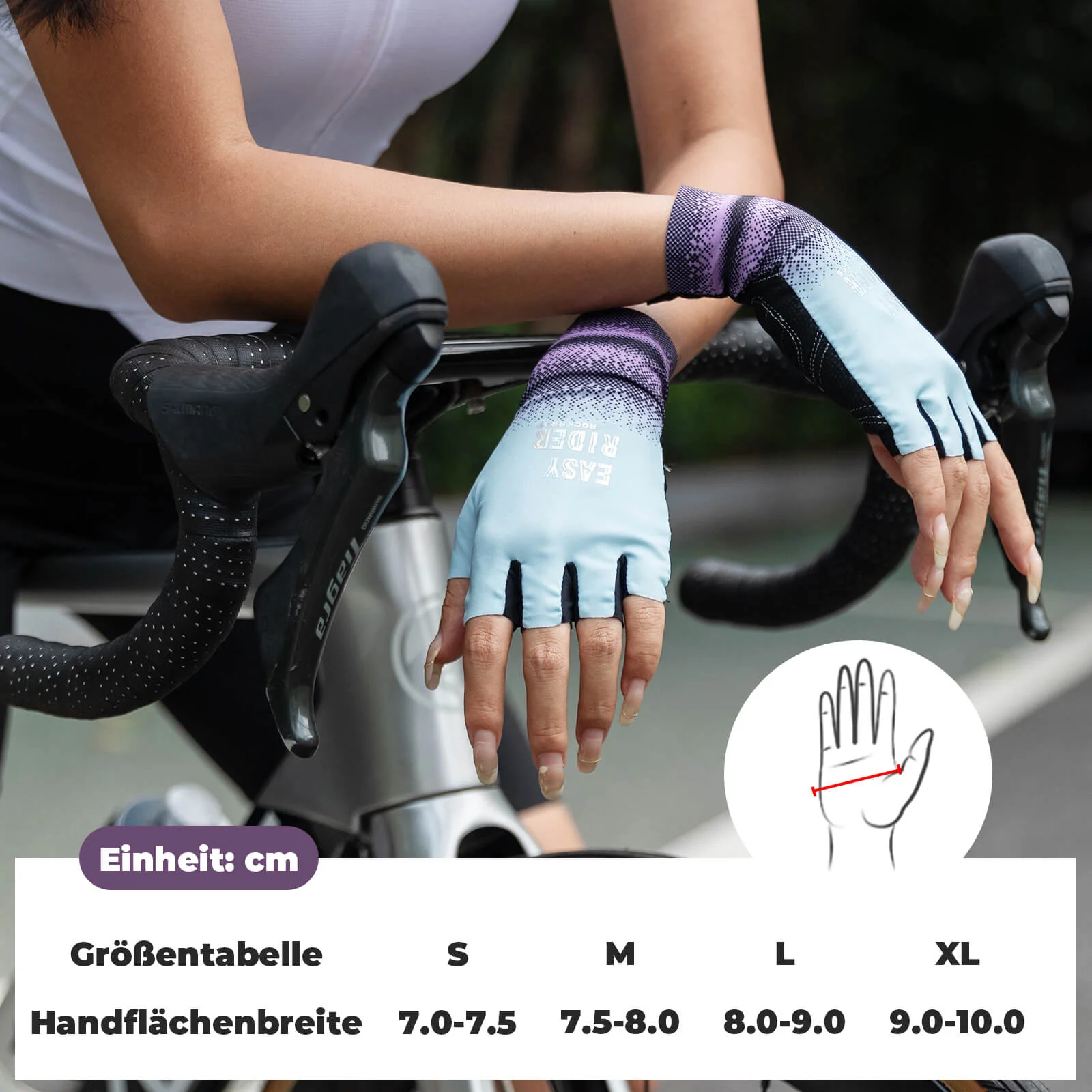 Halbfinger Fahrradhandschuhe Atmungsaktiv Rutschfe 106b225c45c8