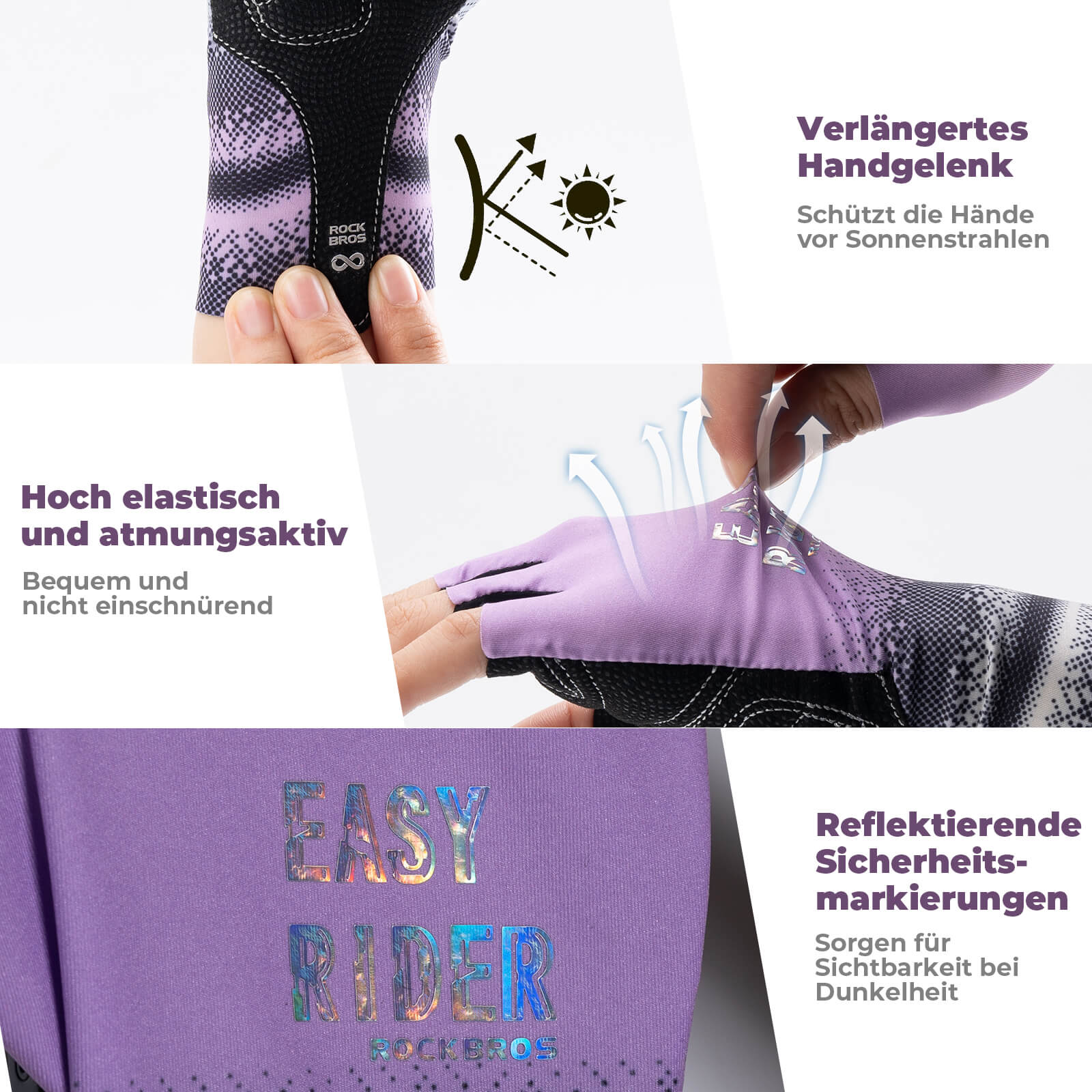 Halbfinger Fahrradhandschuhe Atmungsaktiv Rutschfe 6bbd75047228