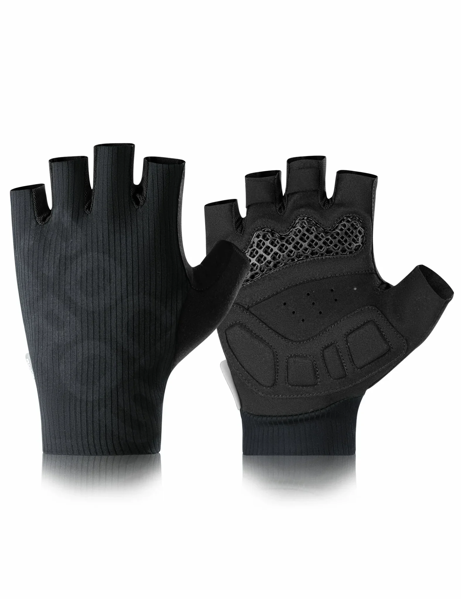 Halbfinger Fahrradhandschuhe Sommer Elastisch   At 697c54da833b