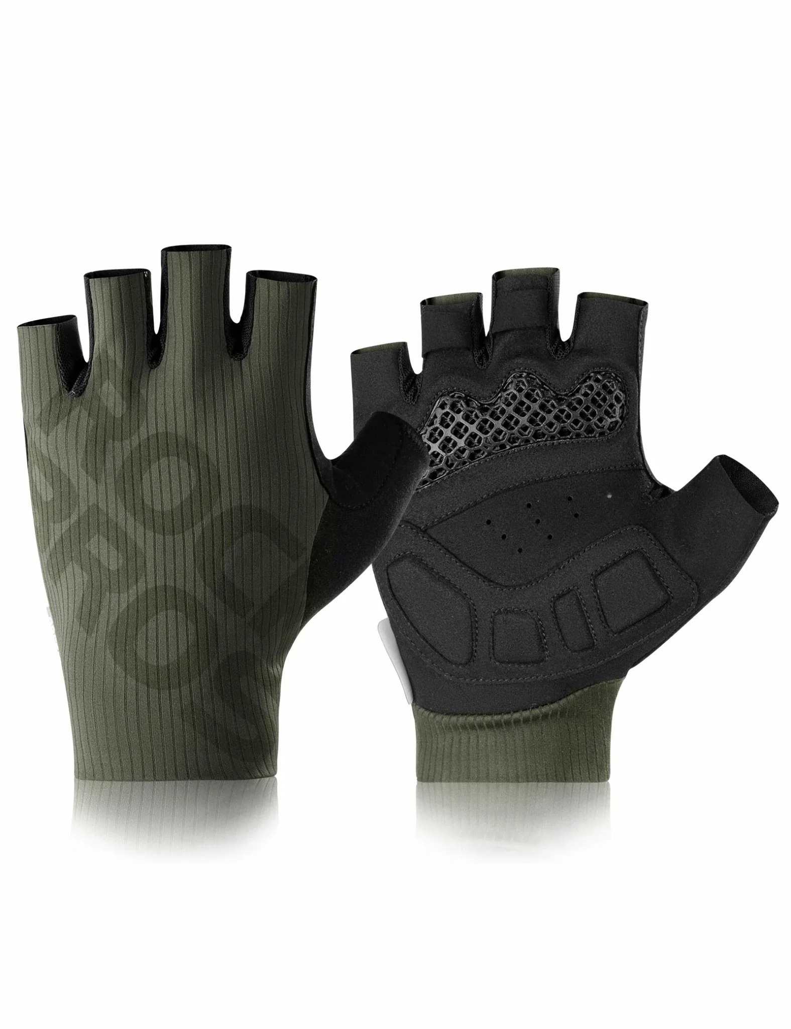 Halbfinger Fahrradhandschuhe Sommer Elastisch   At efb67e42145c