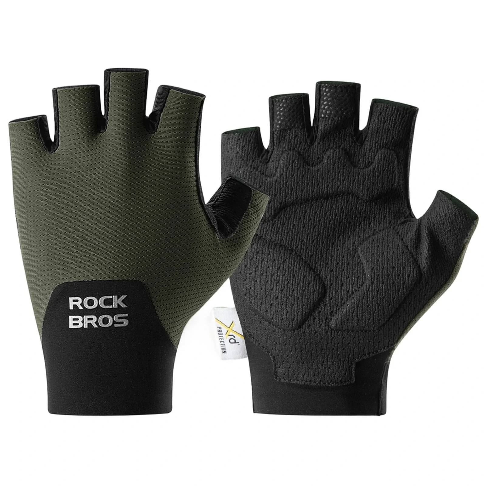 Halbfinger Fahrradhandschuhe mit PORON XRD Polster ebceeaf03bc6