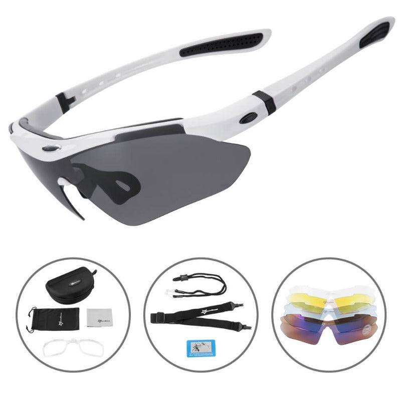 Polarisierte Fahrradbrille mit 5 Wechselgläsern c3d83725e949