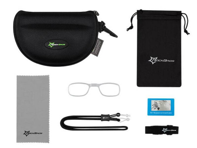Polarisierte Fahrradbrille mit 5 Wechselgläsern f21c003a618c