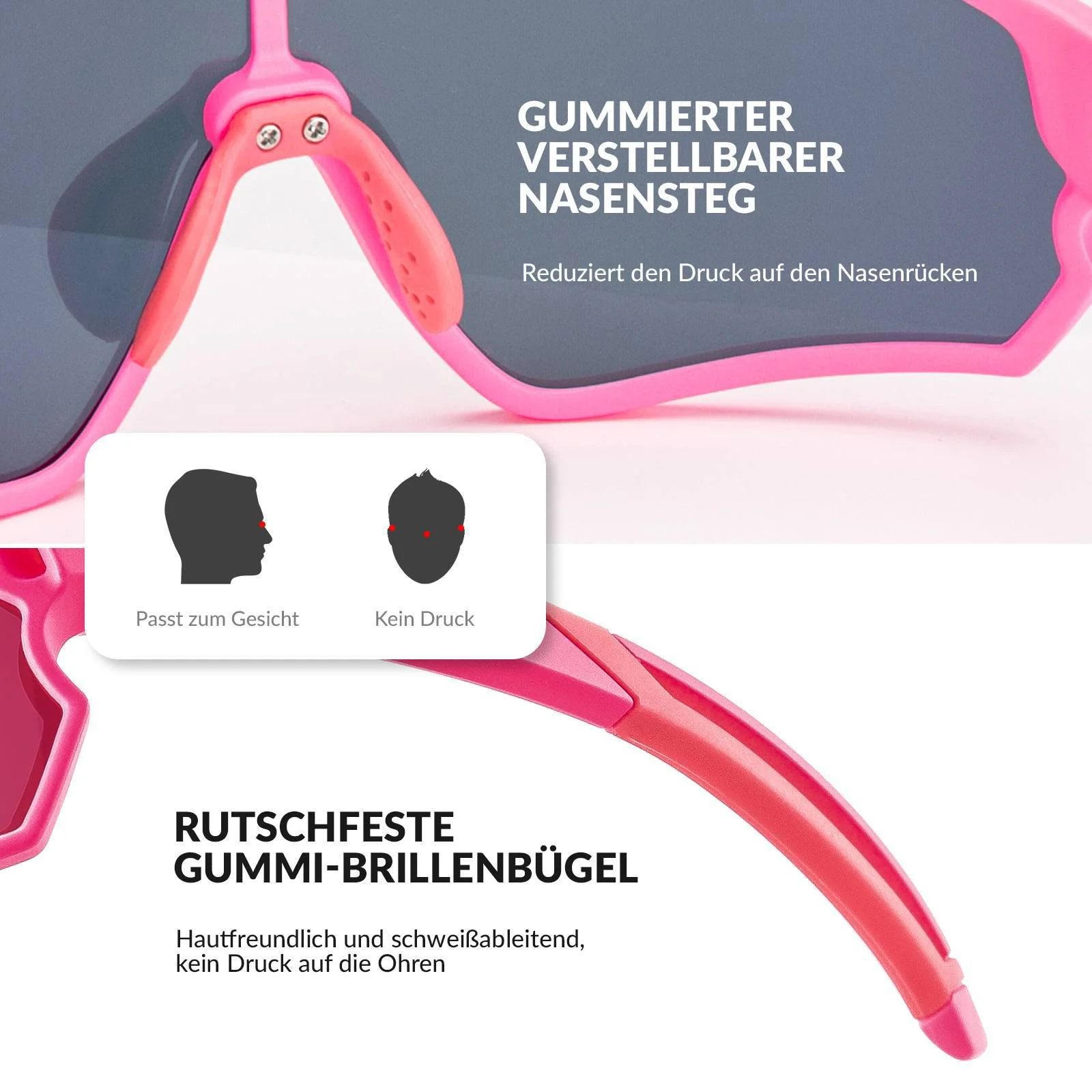 Polarisierte Kinder Fahrradbrille mit UV400 Schutz 0acf61457626