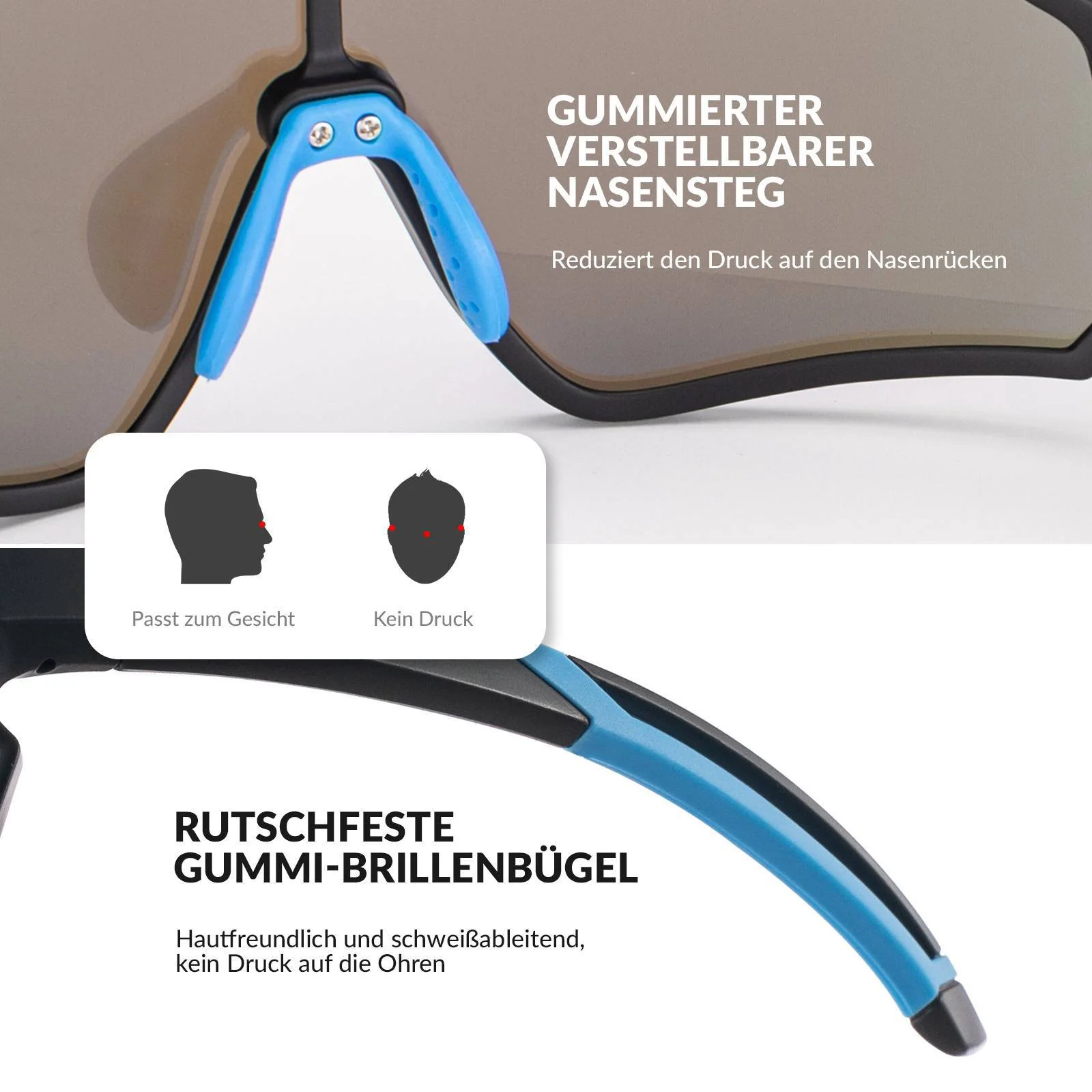 Polarisierte Kinder Fahrradbrille mit UV400 Schutz 11ebcfaf4a85