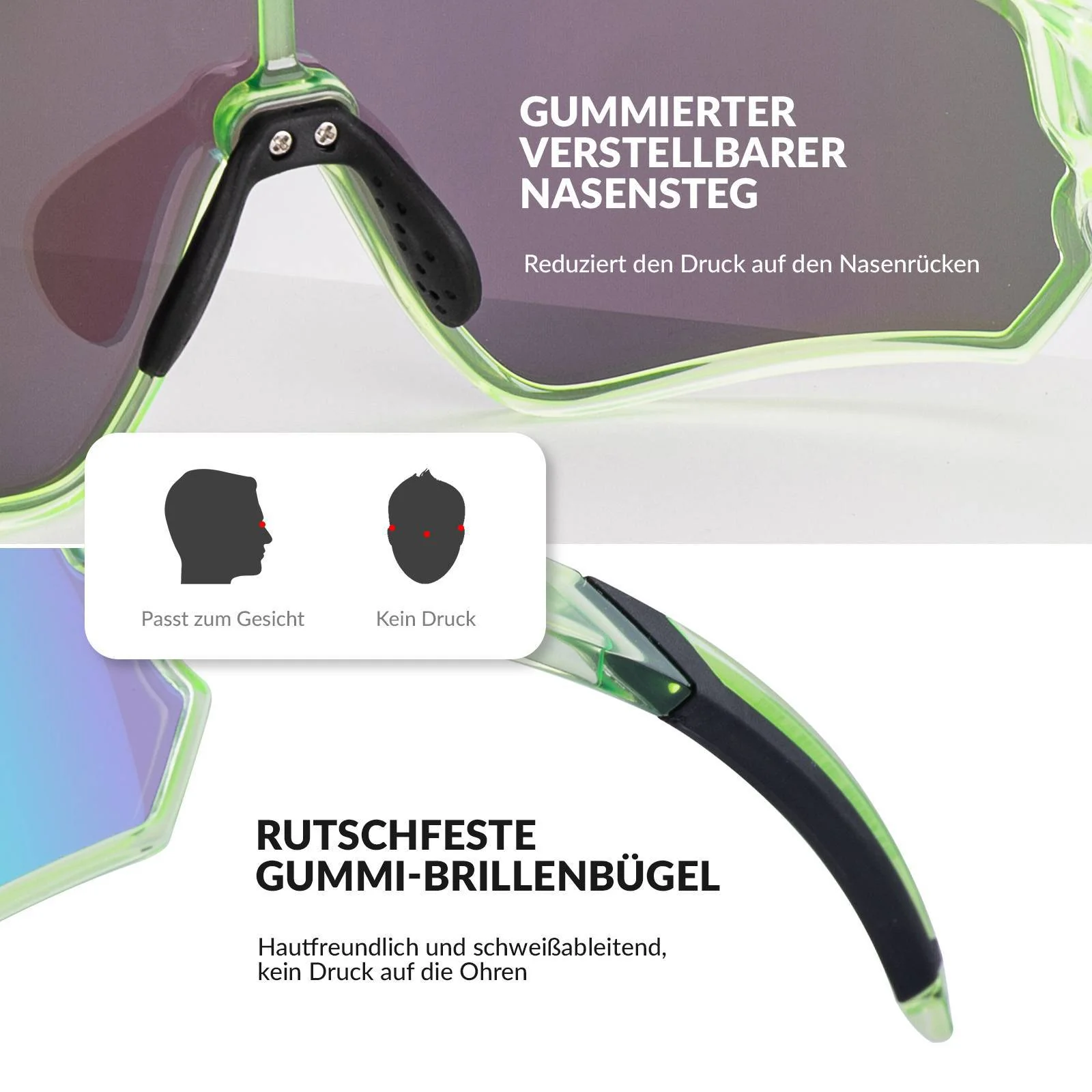 Polarisierte Kinder Fahrradbrille mit UV400 Schutz 4ce85e6e560b