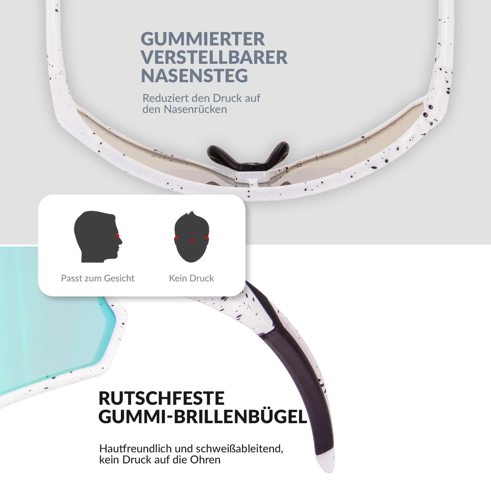 Polarisierte Kinder Fahrradbrille mit UV400 Schutz 5dcc3a0710a9