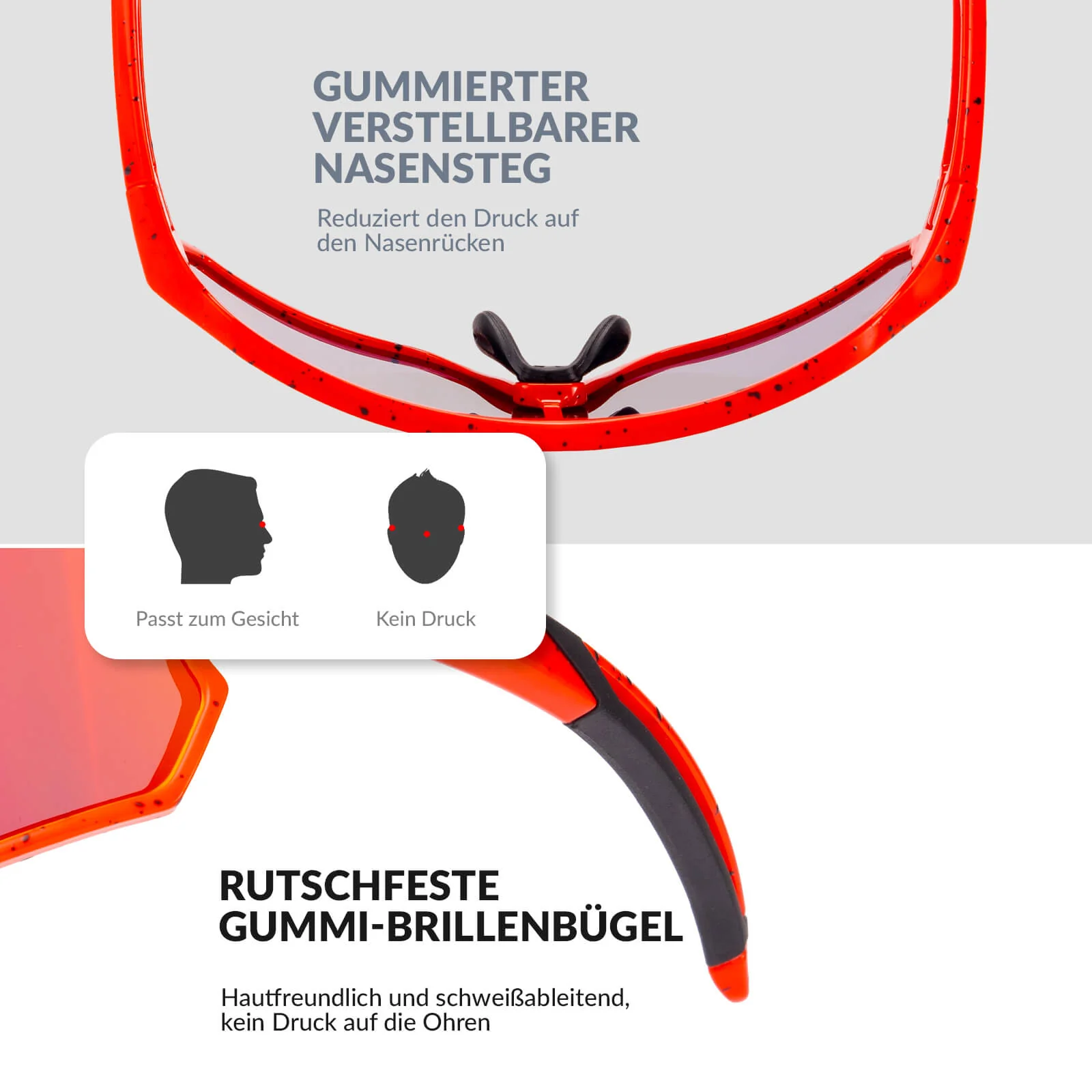Polarisierte Kinder Fahrradbrille mit UV400 Schutz 74c24422b931