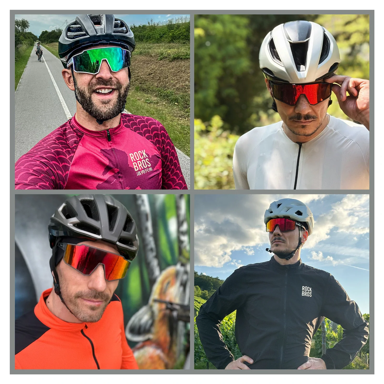 Polarisierte Sport Sonnenbrille für den Outdoorspo 29da58ebf59b