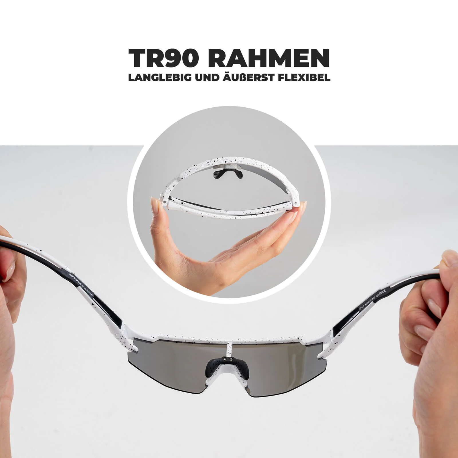 Polarisierte Sport  und Fahrradbrille für Kinder 1d2d5ce2b1eb