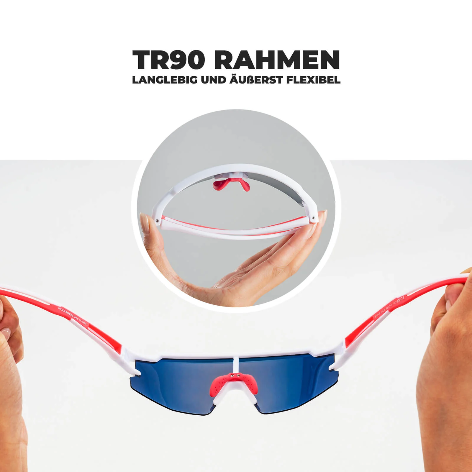 Polarisierte Sport  und Fahrradbrille für Kinder 3aa527baddae