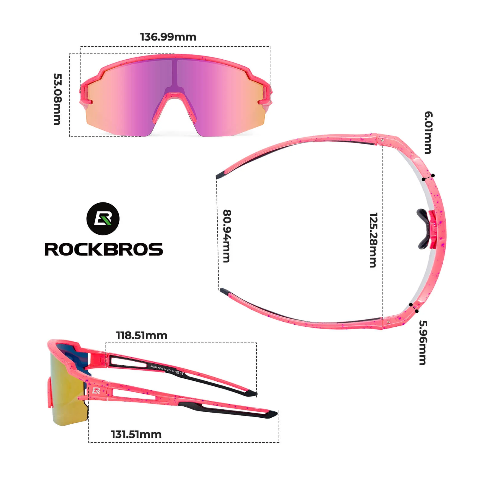 Polarisierte Sport  und Fahrradbrille für Kinder 66dd0ac22999