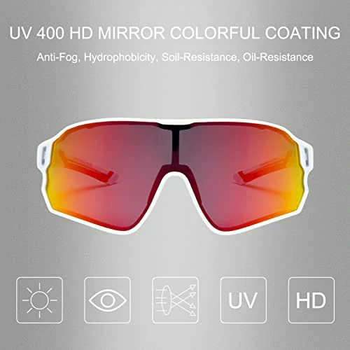 Polarisierte Sportbrille für Radfahrer  UV Schutz  1a99f3dda0c8