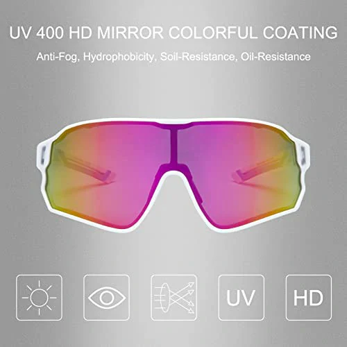 Polarisierte Sportbrille für Radfahrer  UV Schutz  24ec4191308d