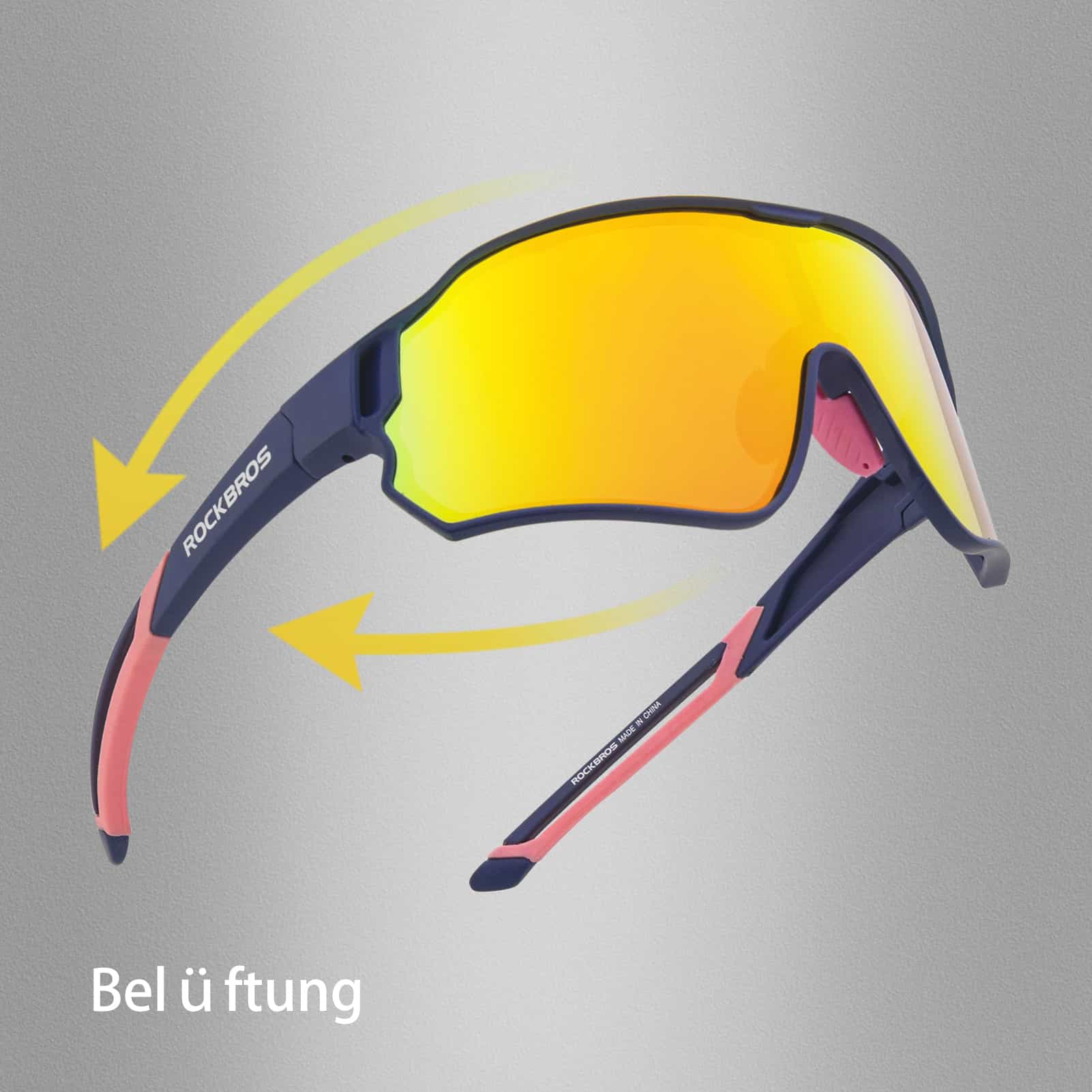 Polarisierte Sportbrille für Radfahrer  UV Schutz  2e95822eff0b