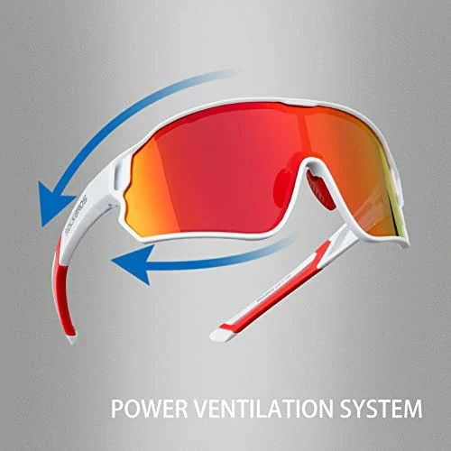 Polarisierte Sportbrille für Radfahrer  UV Schutz  f683fce66bd9