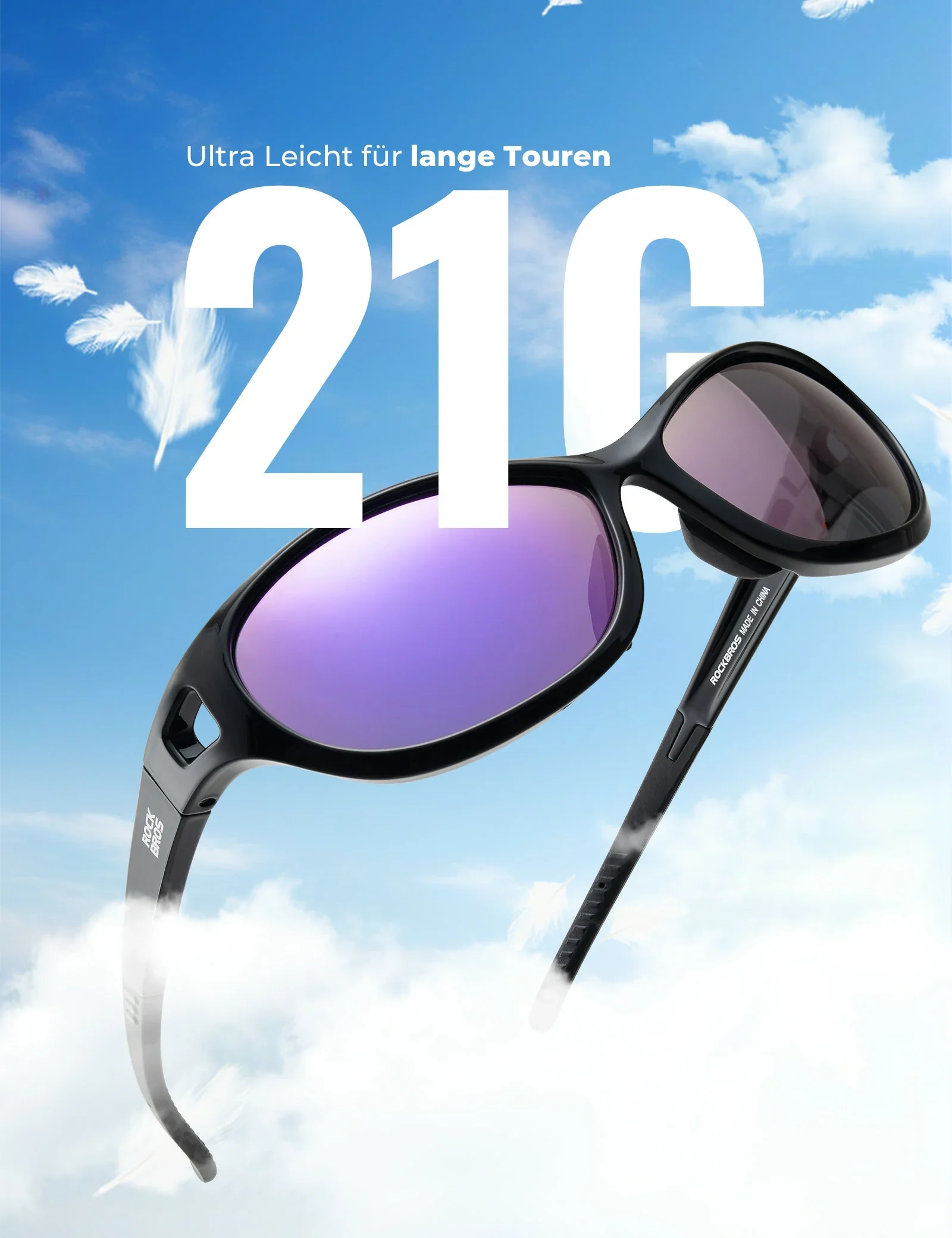 Polarisierte Sportsonnenbrille SP394 Ultralight    0dded6382dfd