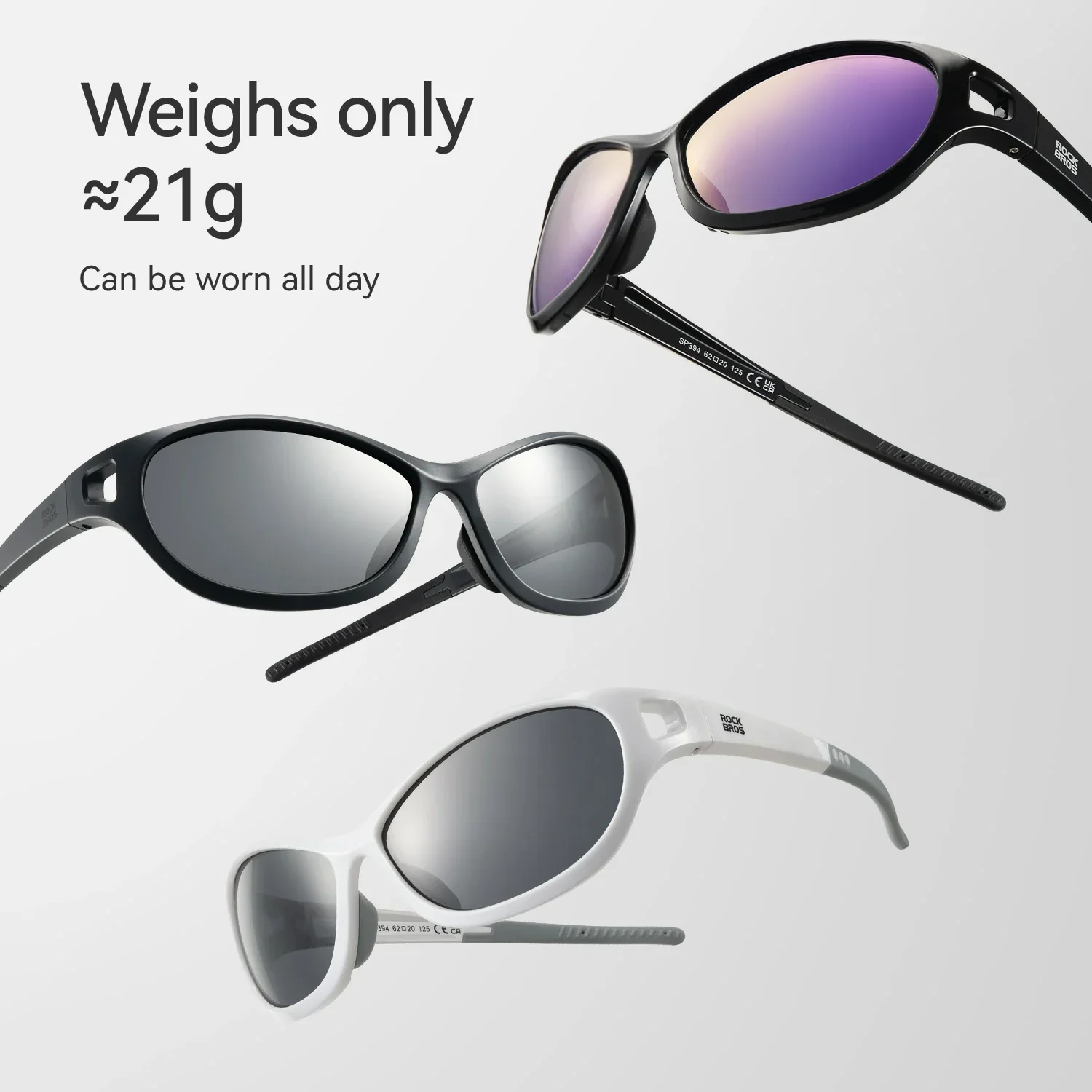Polarisierte Sportsonnenbrille SP394 Ultralight    53f889aff6e3