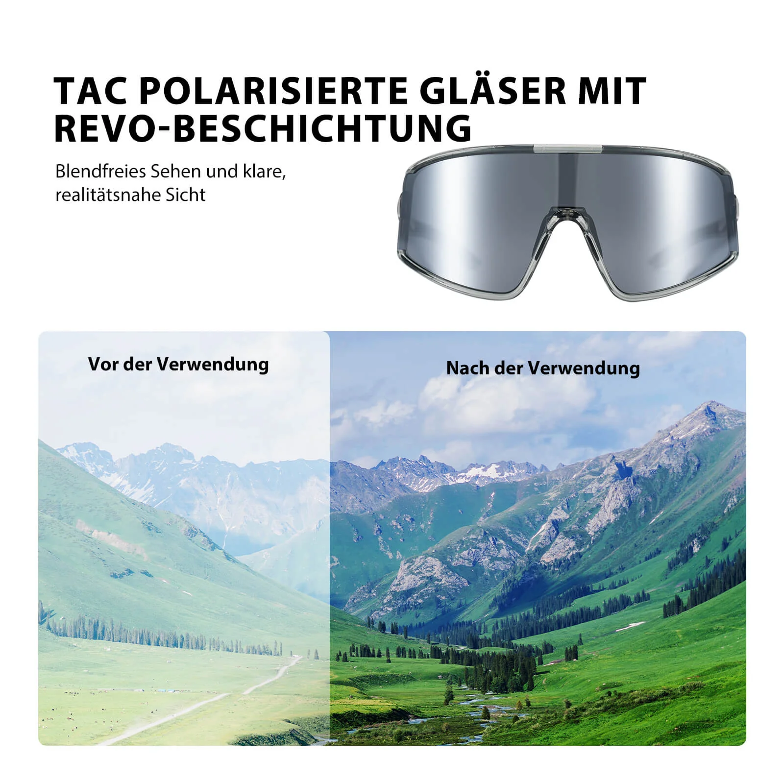 Polarisierte Ultraleichte Fahrradbrille in 4 Farbe 6fd5c3bca285