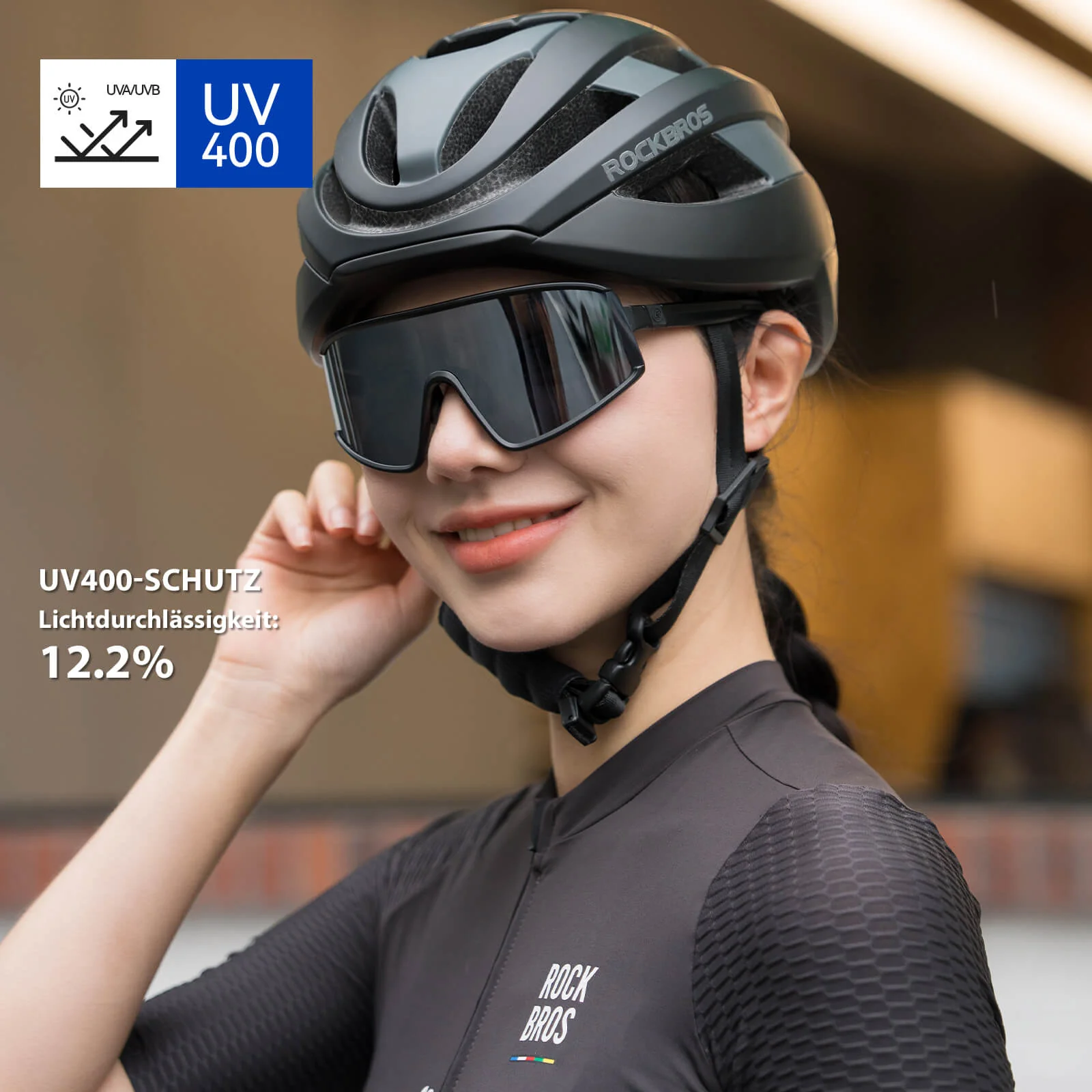 Polarisierte Ultraleichte Fahrradbrille in 4 Farbe b391f848464d