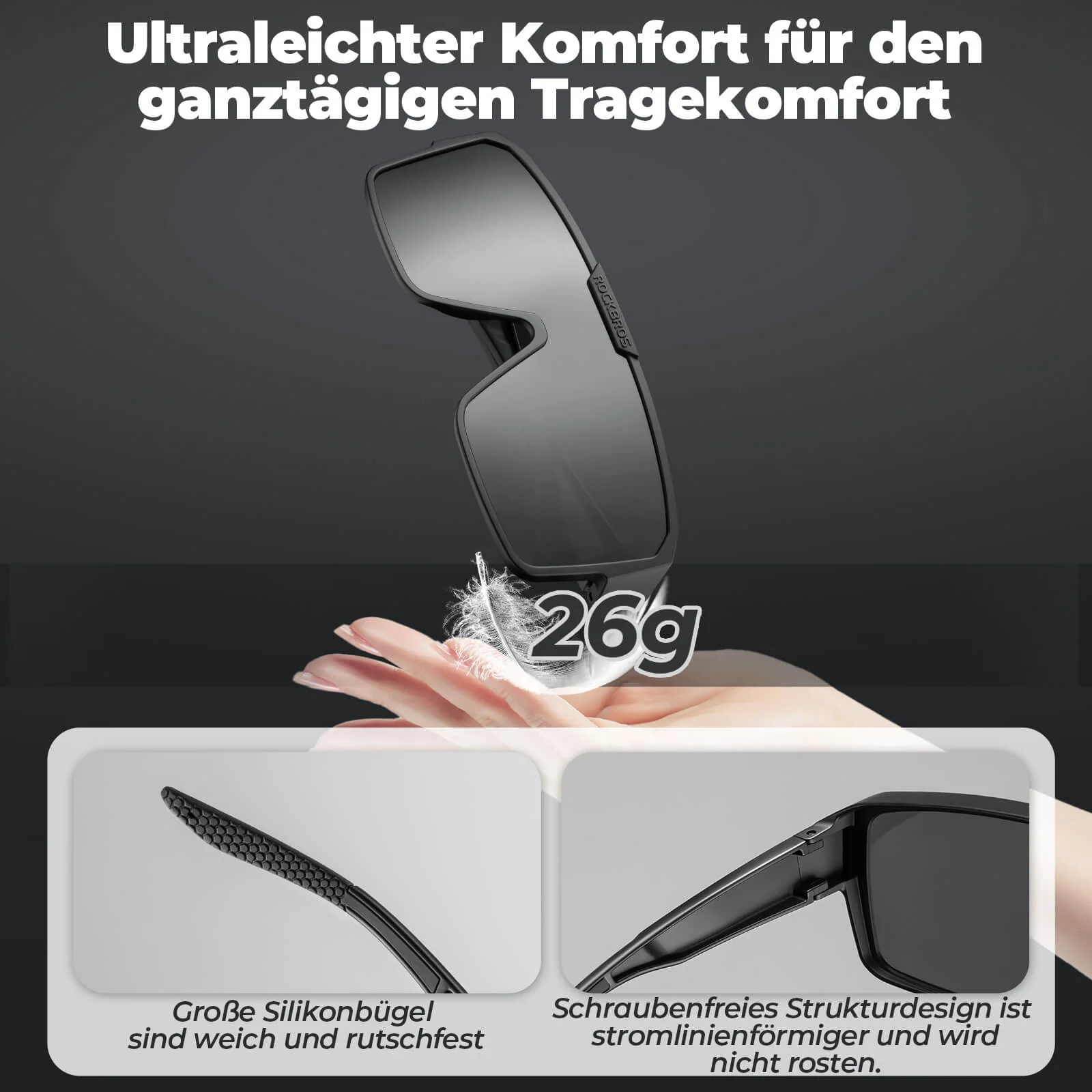 Polarisierte Überbrille für MTB und Rennrad fcae5e5ea821