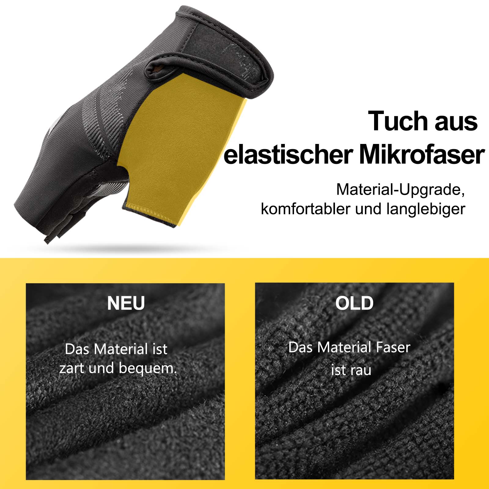 ROCKBROS Antirutsch Reithandschuhe mit reflektiere 15b5c9c05238