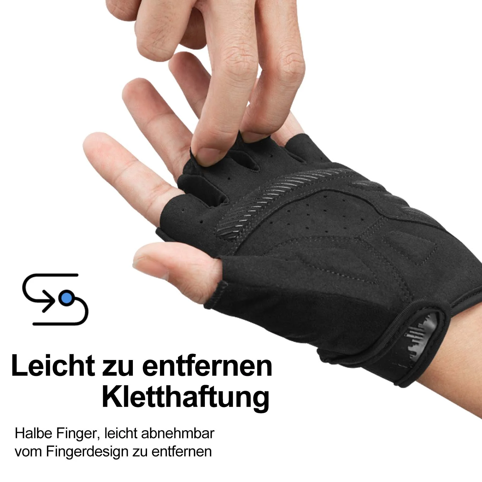 ROCKBROS Antirutsch Reithandschuhe mit reflektiere c3e5b7f7e8b4