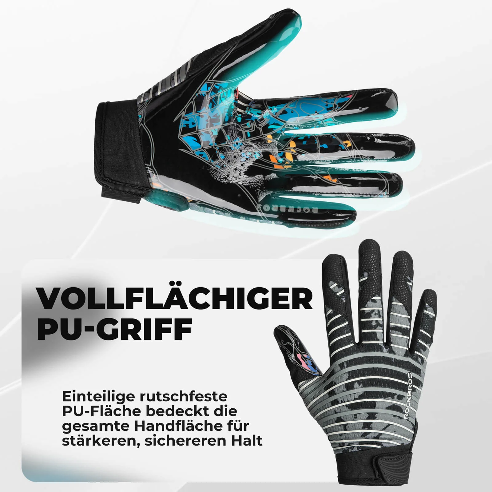 ROCKBROS Erwachsene Profi Sporthandschuhe Atmungsa 30d2b88d8853