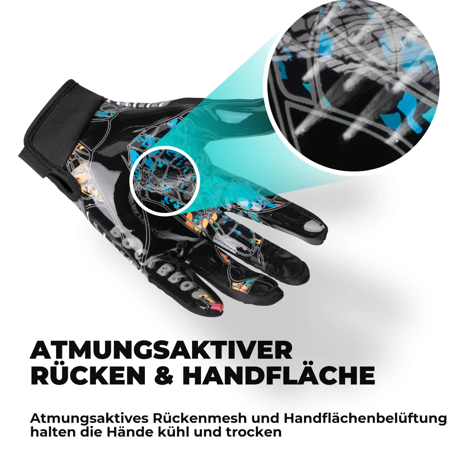 ROCKBROS Erwachsene Profi Sporthandschuhe Atmungsa 4c82466a0ef5