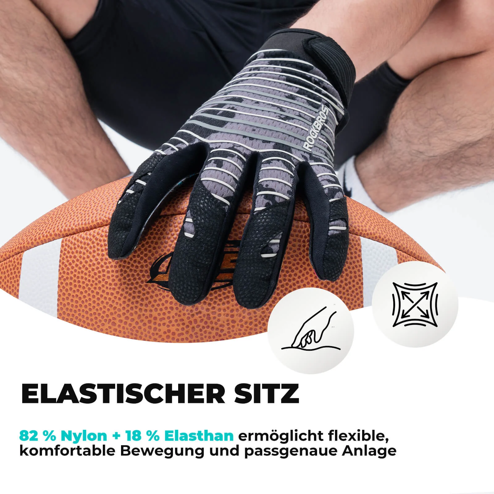 ROCKBROS Erwachsene Profi Sporthandschuhe Atmungsa 8c9e28e48ddd