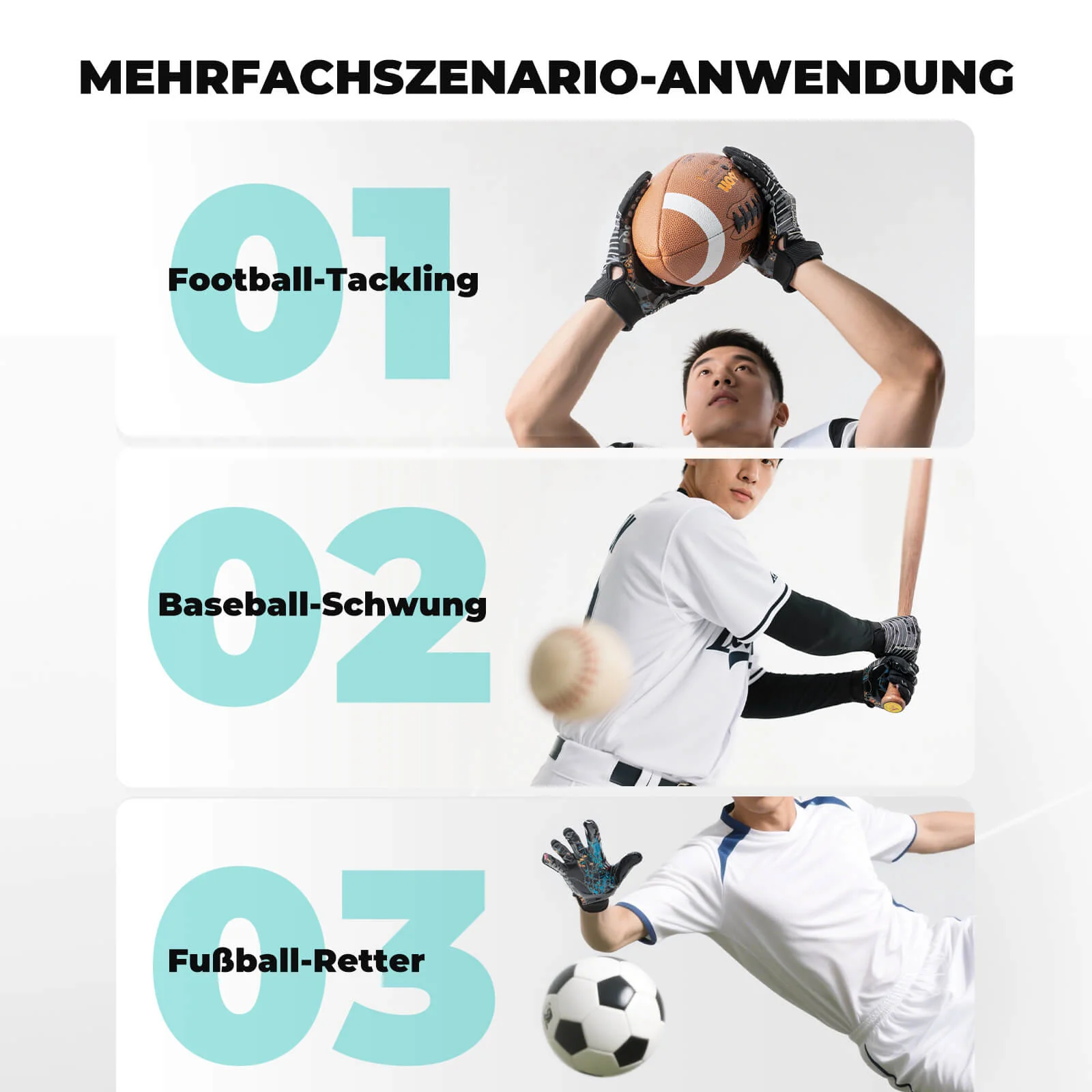 ROCKBROS Erwachsene Profi Sporthandschuhe Atmungsa 97d6aeaf1f75