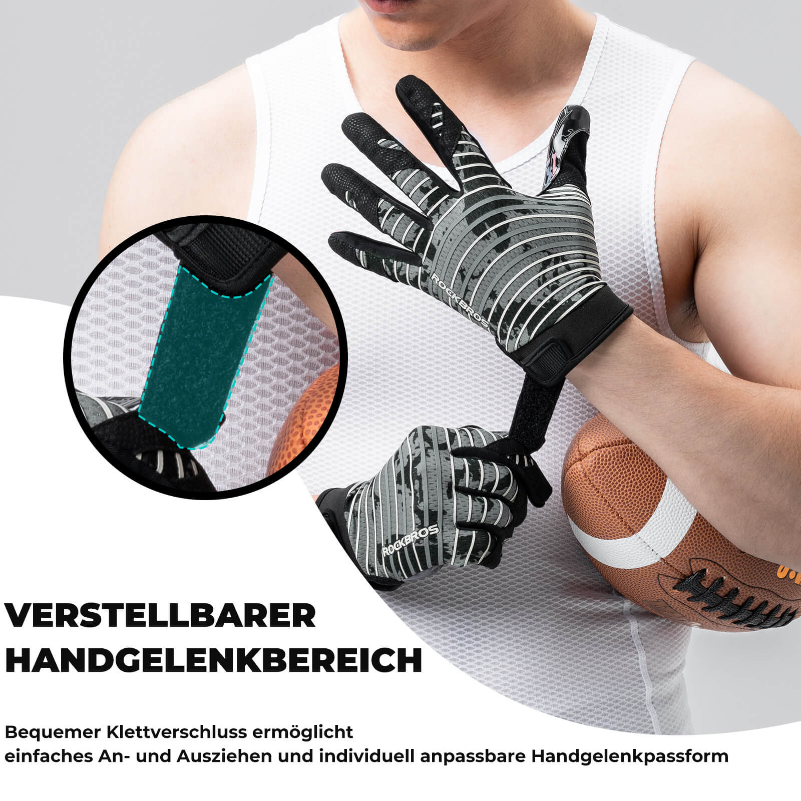 ROCKBROS Erwachsene Profi Sporthandschuhe Atmungsa ba964538e0bd