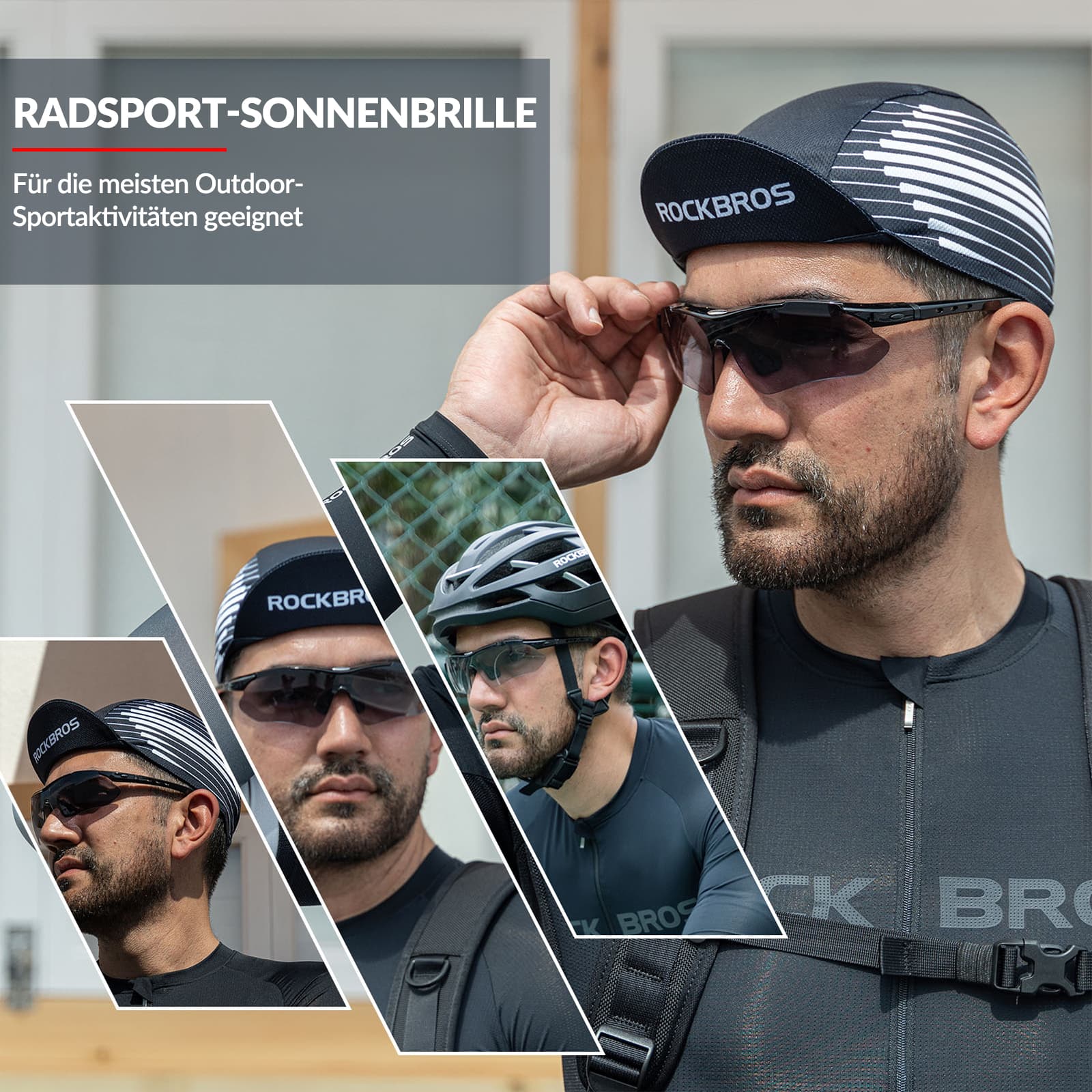 ROCKBROS Photochromic Sportbrillen Mit Austauschba d0c01c72b2b6