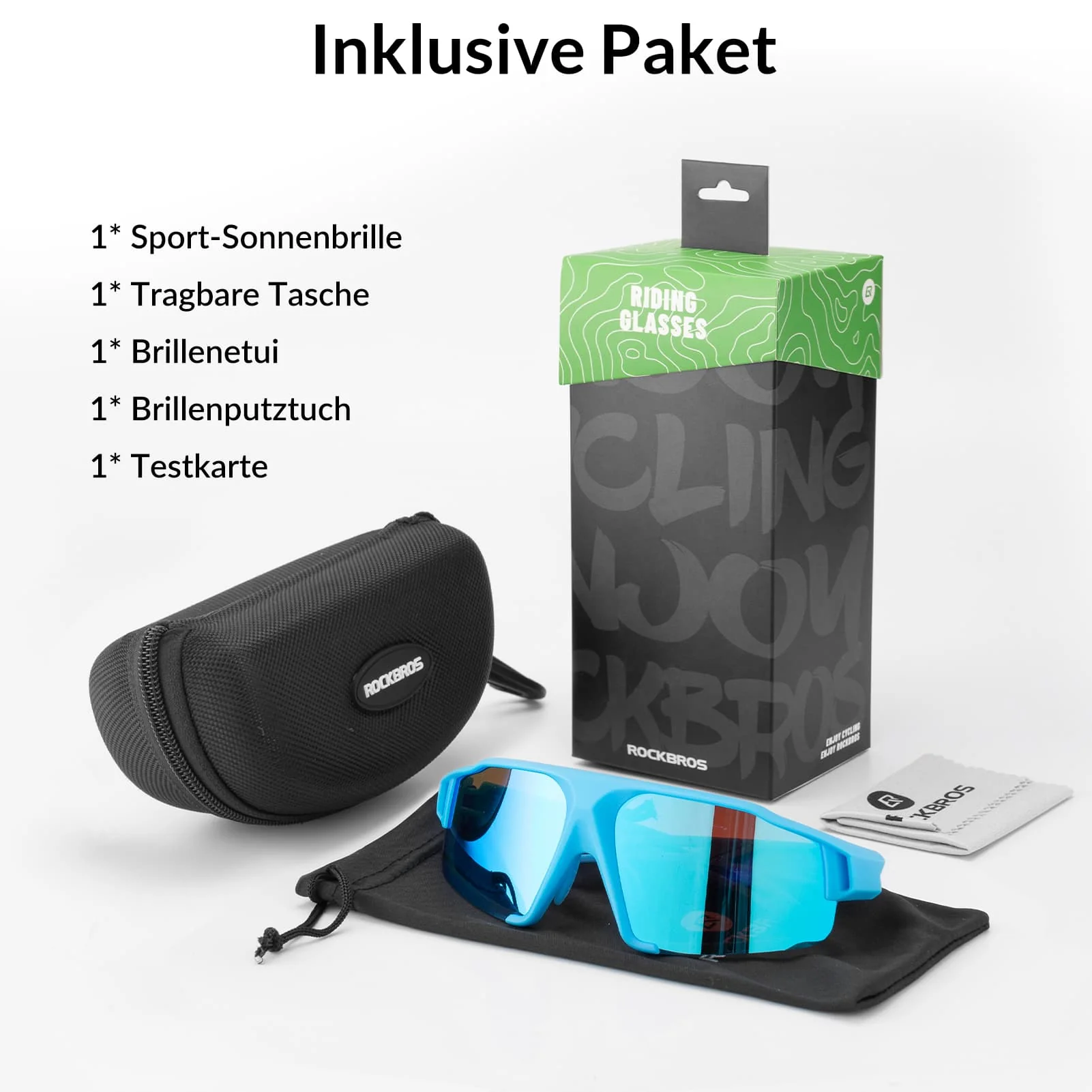 ROCKBROS polarisierte Sonnenbrille mit UV400 Schut 2264a747cc10